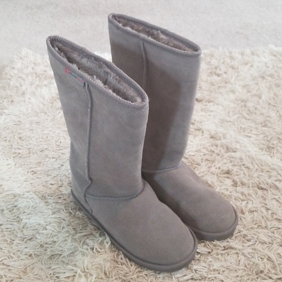 Alpine Swiss Shoes - Suede Ugg-Style Boots